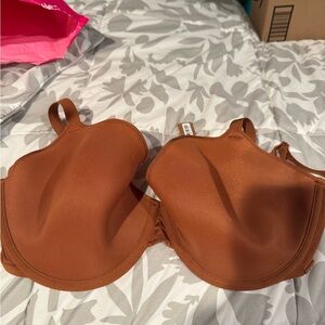 Brown mesh Skims bra
